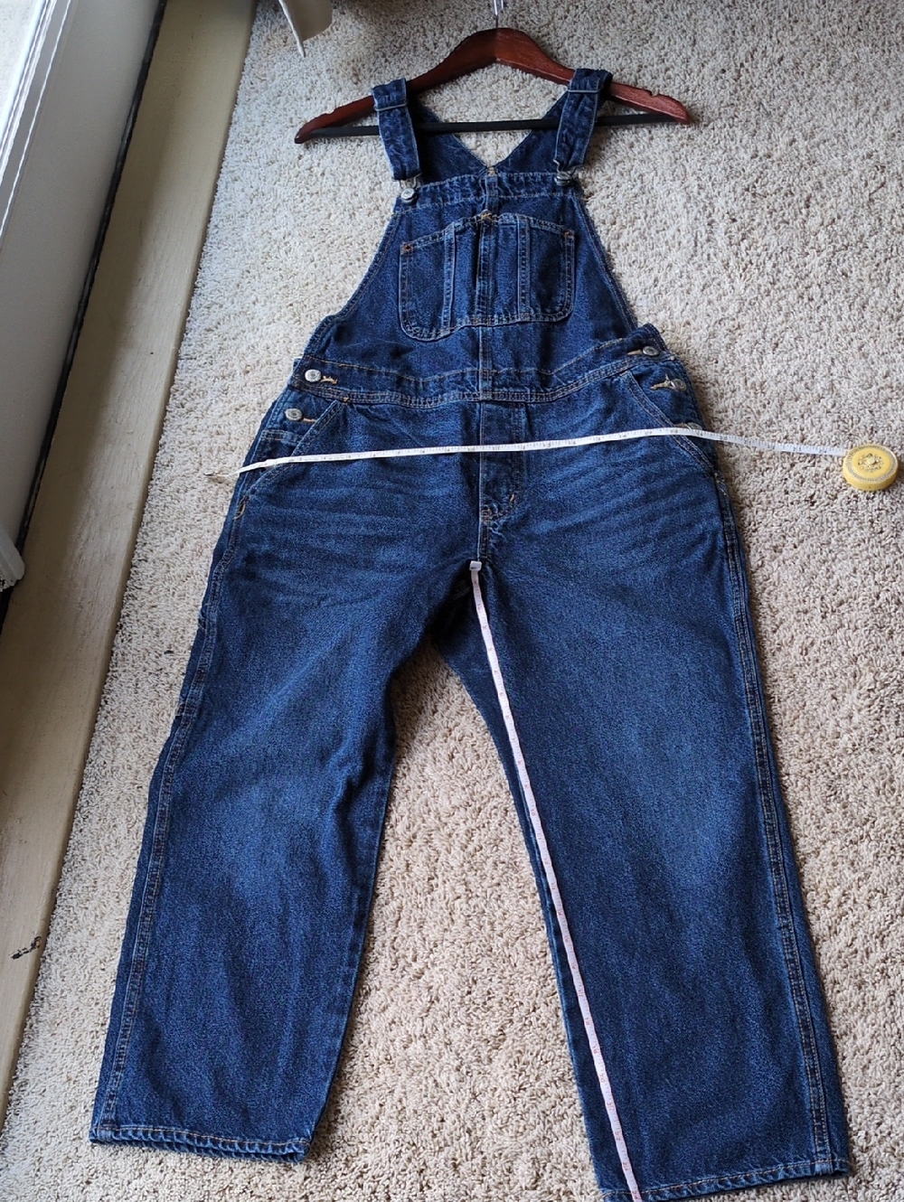 Old Navy Dark Blue Denim Overalls
